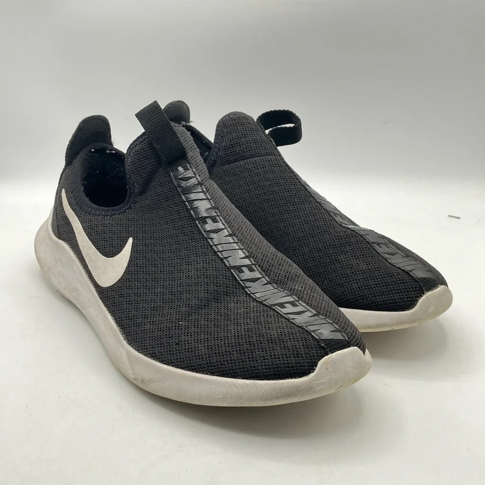 Nike Flex Advance Black White Slip On Sneakers Shoes AQ2234-001 Size US‎ 8
